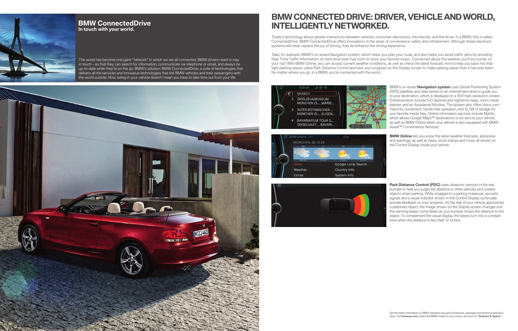 2013 BMW 1-Series Convertible Brochure Page 23